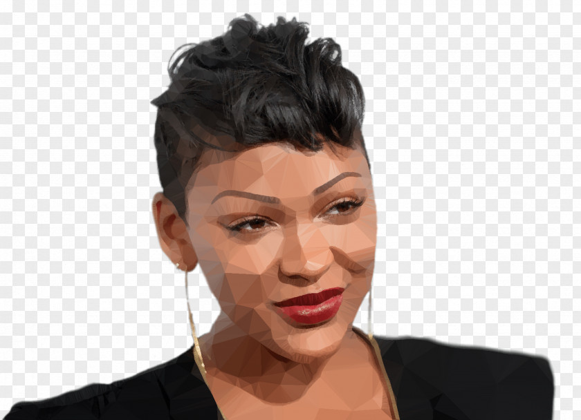 Meagan Good Think Like A Man Too Hairstyle Short Hair Bob Cut PNG