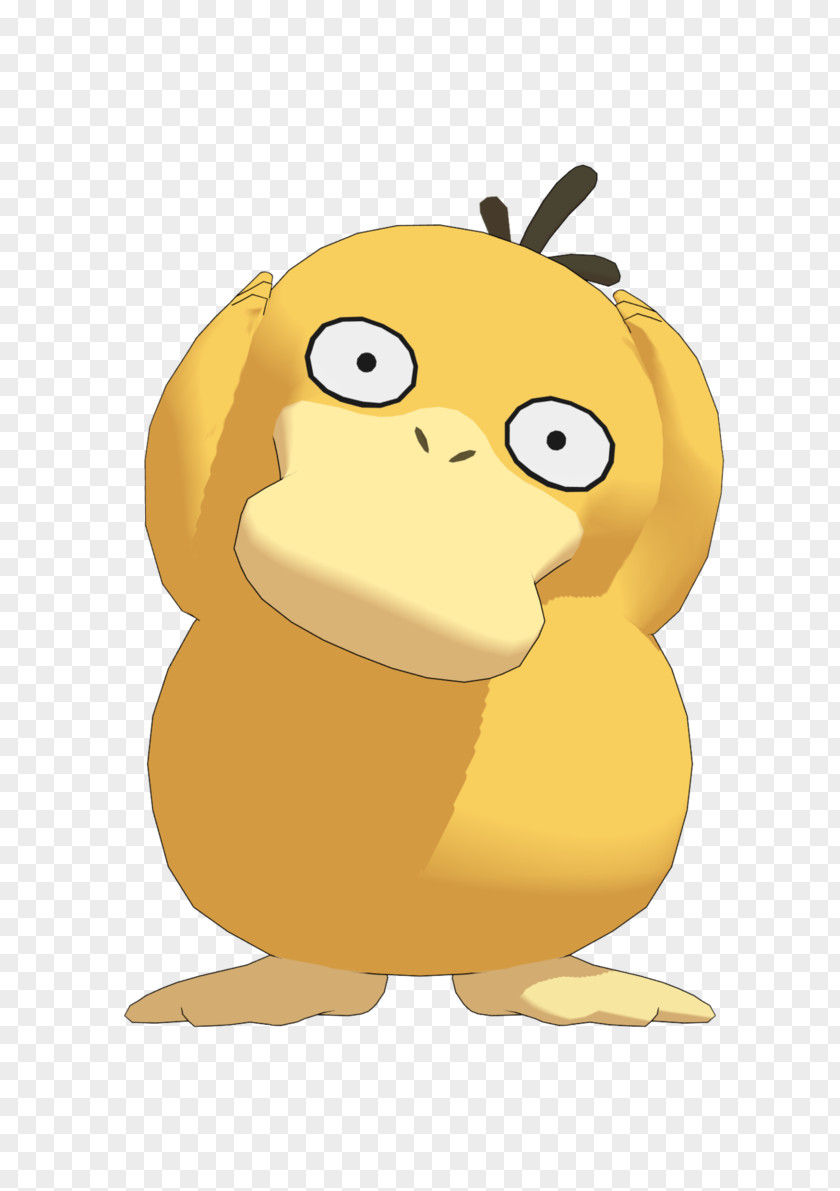 Psyduck Pixel Art Clip PNG