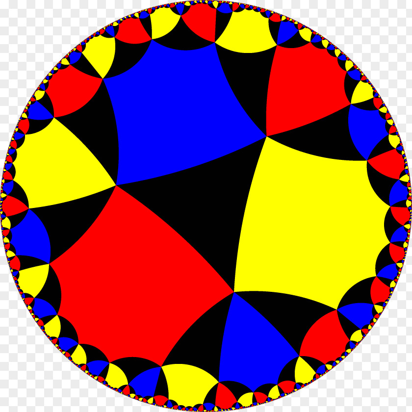 Tessellation Clip Art Hyperbolic Geometry Uniform Tilings In Plane PNG