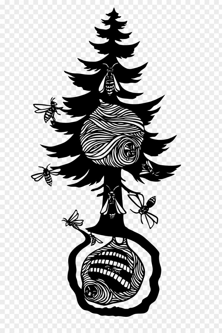 Wasp Visual Arts Drawing Tree PNG