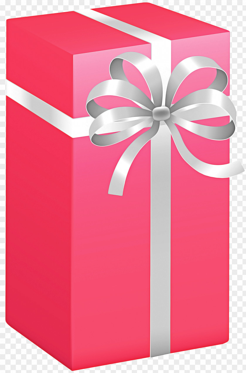 Wedding Favors Magenta Gift Box Ribbon PNG