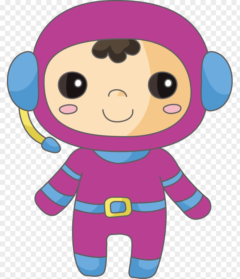 Cartoon Astronaut Drawing PNG