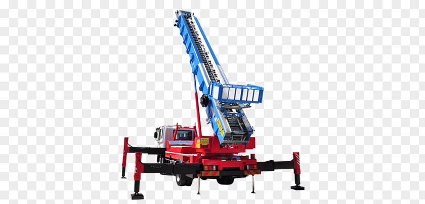 Crane Mobile Aerial Work Platform Ladder Truck PNG