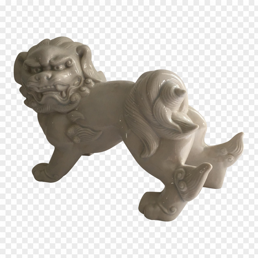 Dog Breed Sculpture Stone Carving Figurine PNG