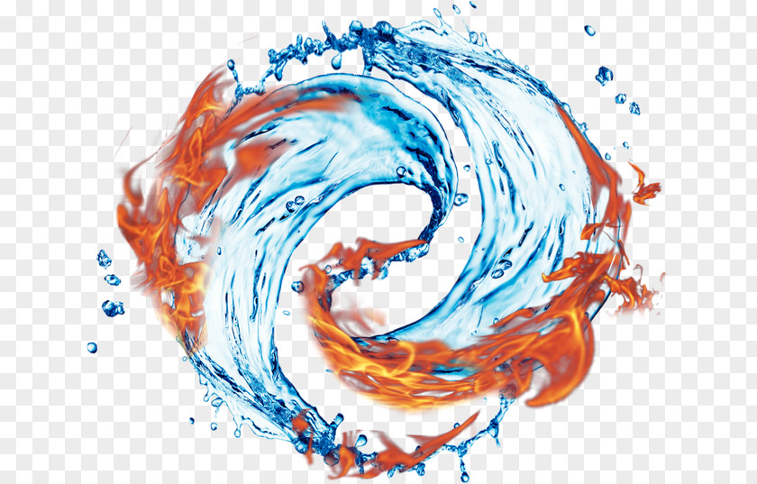 Fire And Water Taiji Computer File PNG