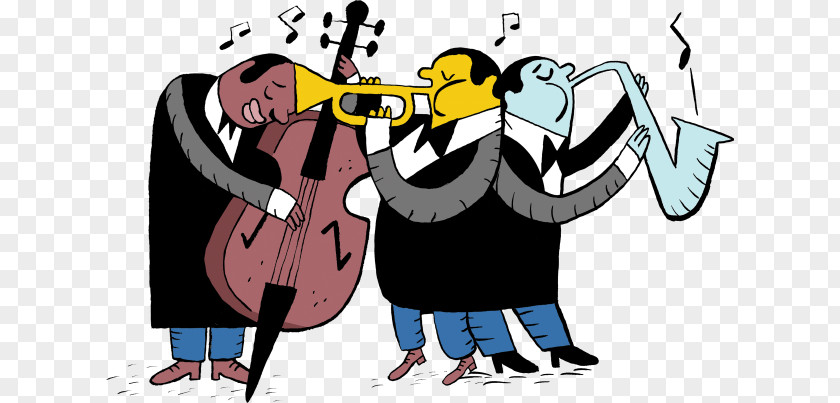 Jazz Band Clip Art Flightless Bird Illustration Human Behavior PNG