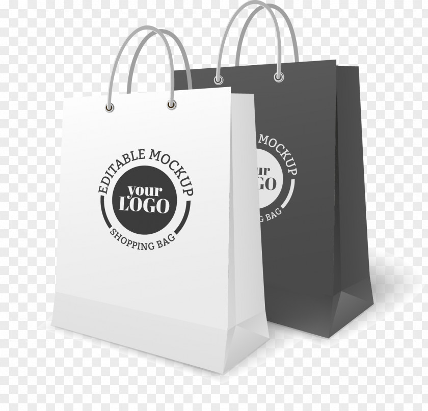 Shopping Bag Paper Mockup PNG