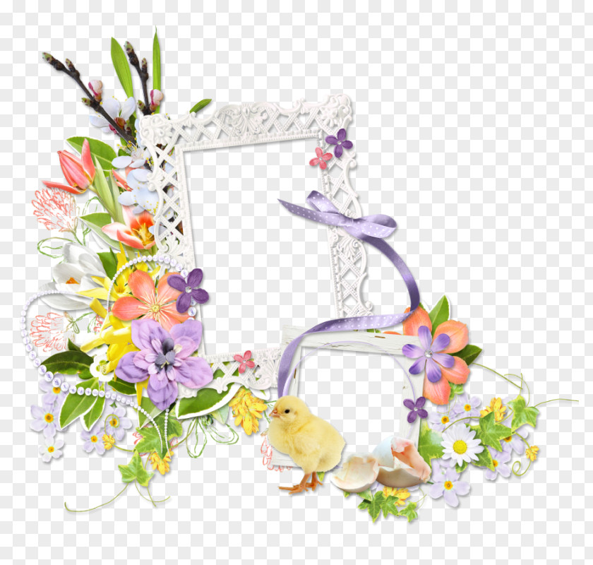 Easter Egg Kulich Picture Frames PNG