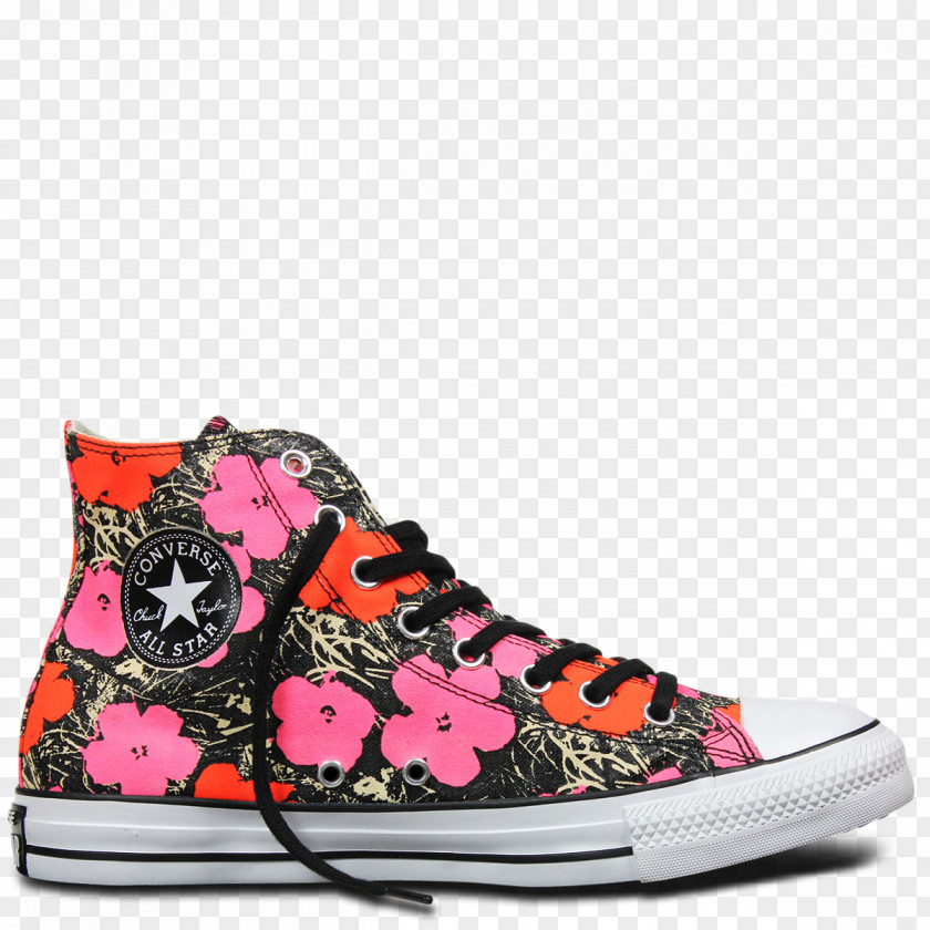 High-top Chuck Taylor All-Stars Converse Sneakers Fuchsia PNG