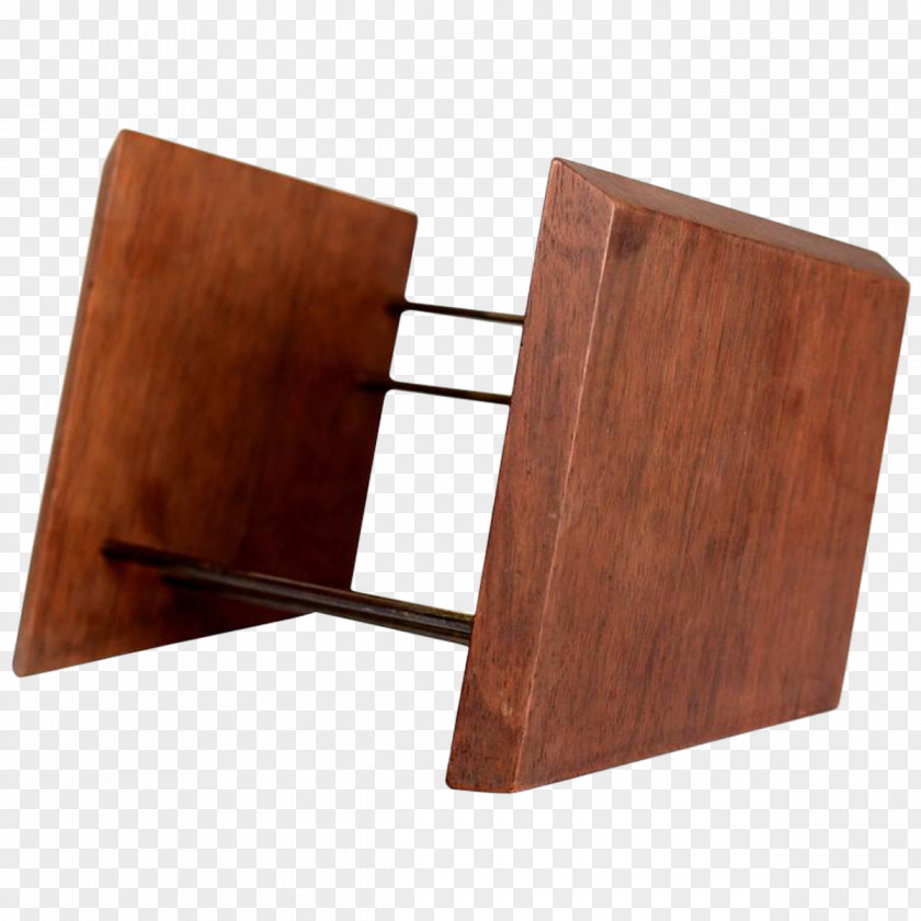 Mahogany Poster Table Bookend Wood PNG
