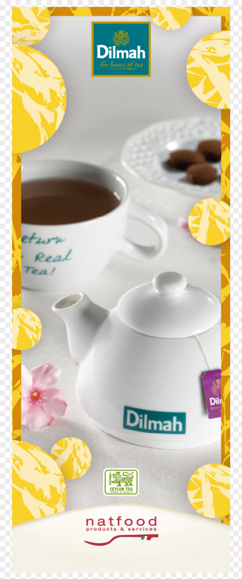 Menu Tea Bag Dilmah Dairy Products Brand PNG