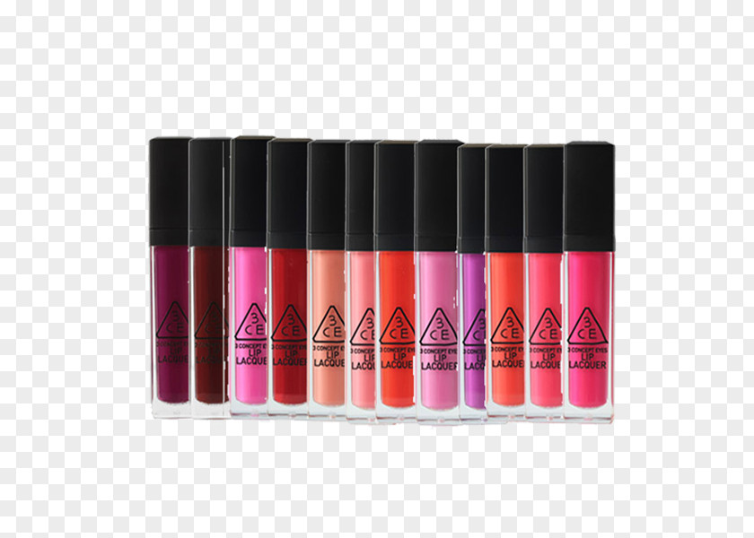 3CE Foggy Lipstick Lip Gloss Cosmetics Nail Polish PNG