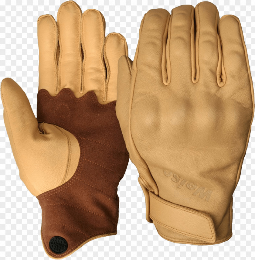 Leather Gloves Image Glove Motorcycle Cuff Tan PNG