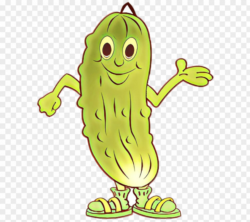 Vegetable Smile Cartoon Green Yellow Plant Finger PNG