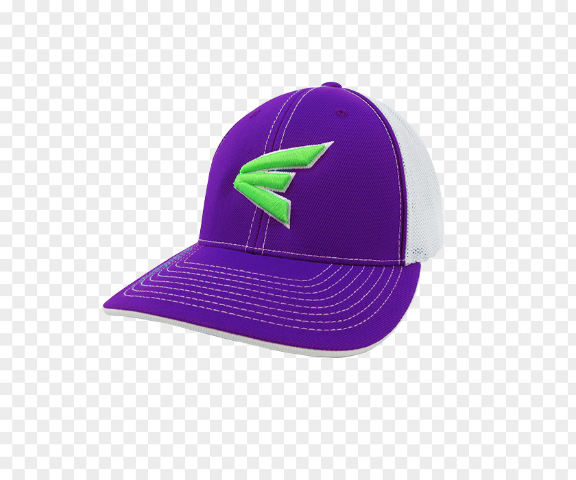 Baseball Cap Purple Green PNG