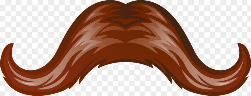 Hand Painted Brown Beard Download PNG