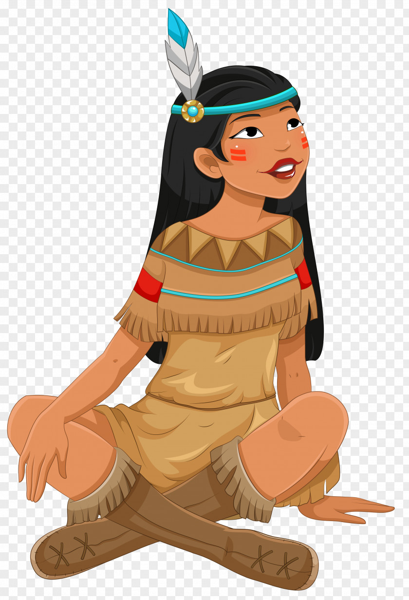 Native Americans In The United States Woman PNG in the , Transparent American Girl animated female native illustration clipart PNG