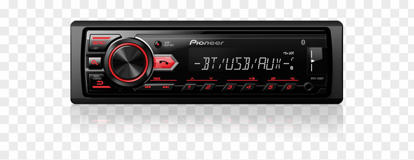 Car Vehicle Audio Pioneer MVH-298BT Corporation AV Receiver PNG