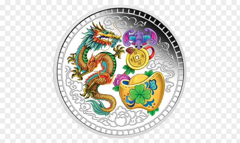 China Perth Mint Silver Coin PNG