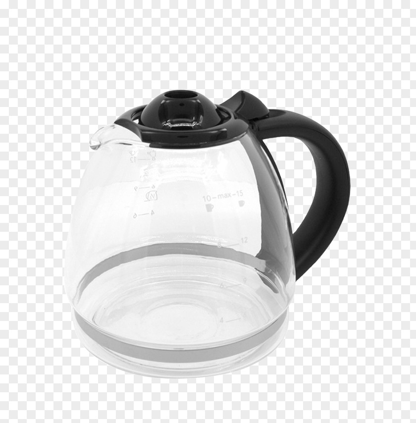 Coffee Glass Jug Electric Kettle Lid PNG