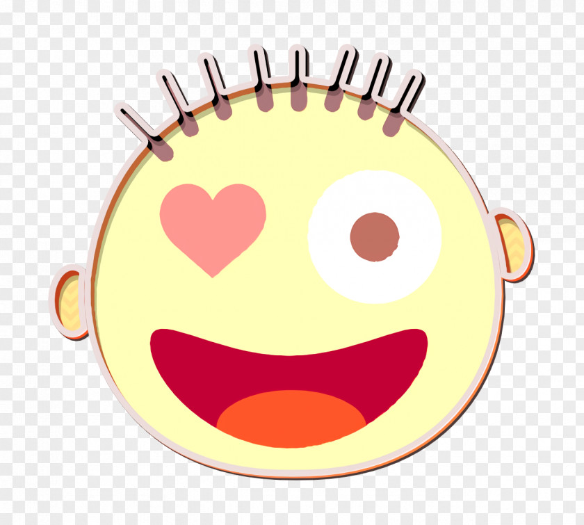 Flirt Icon Emoticon Set PNG