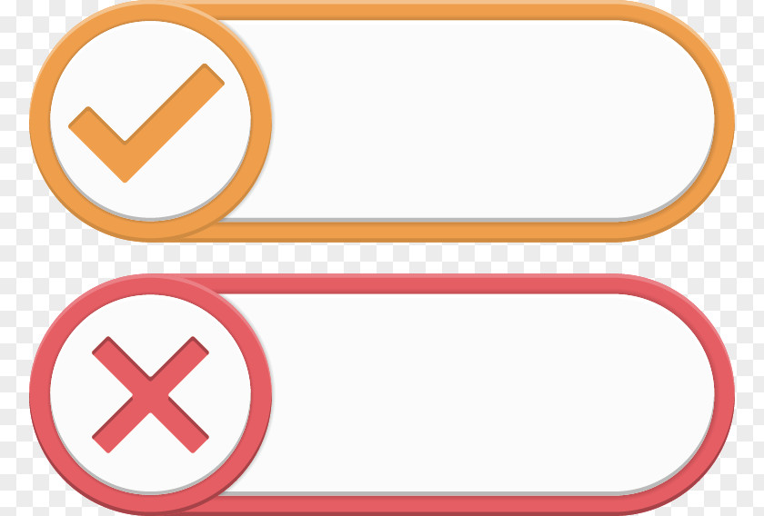 Wrong Button Label Check Mark Graphic Design Euclidean Vector Icon PNG