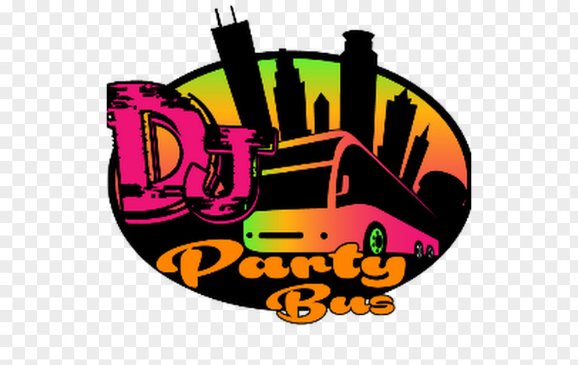 Bus DJ Party Services LLC Logo Clip Art PNG