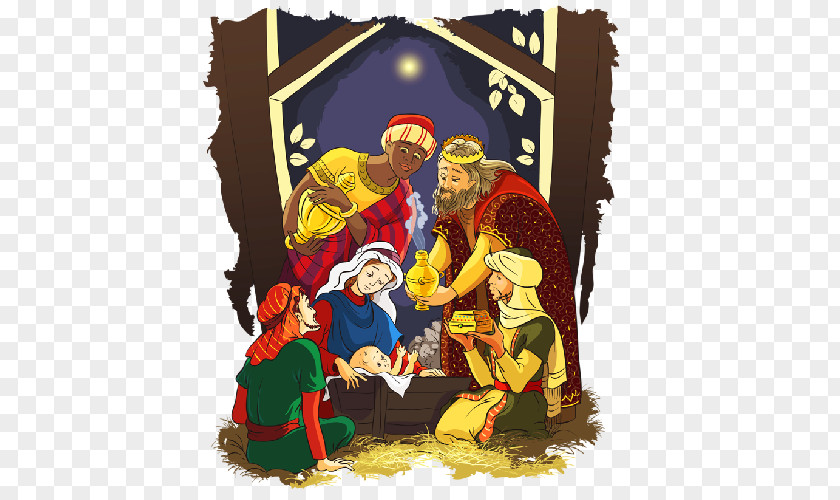 Christmas Scene Bethlehem Nativity Of Jesus Child PNG