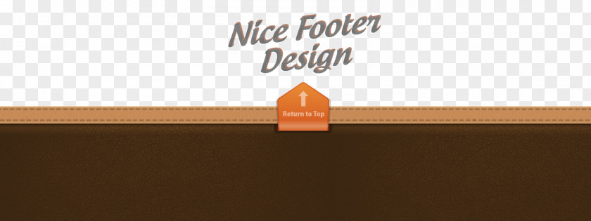 Creative Website Footer UI Design PNG