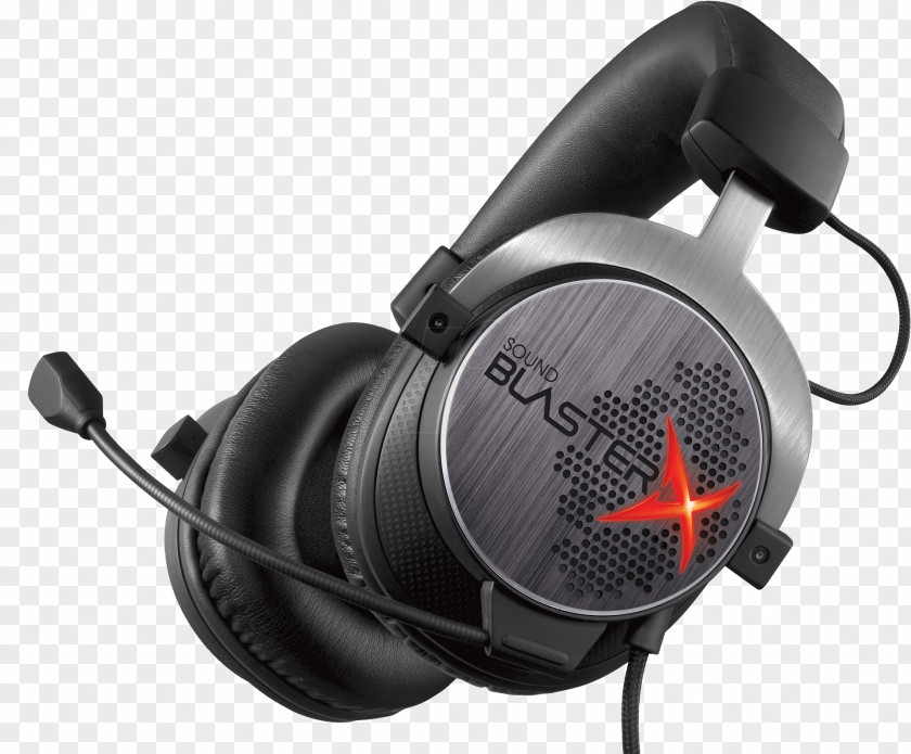 Stereophonic Sound Microphone Headphones Creative BlasterX H5 Blasterx H3 Gaming Headset Cards & Audio Adapters PNG