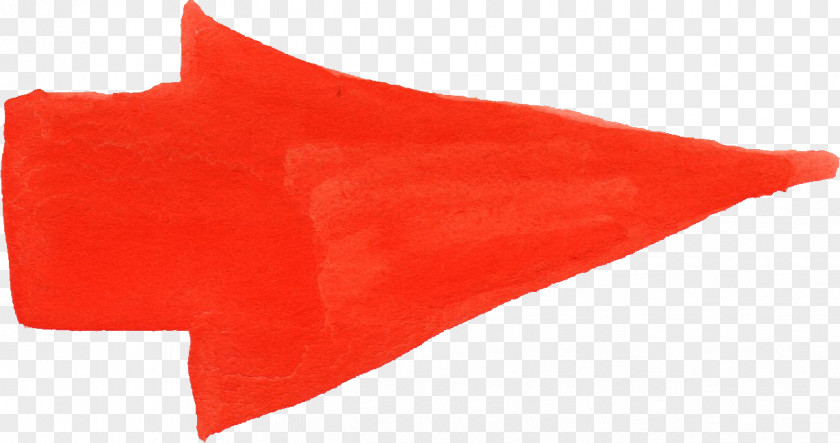 Watercolor Arrow Red Flag PNG
