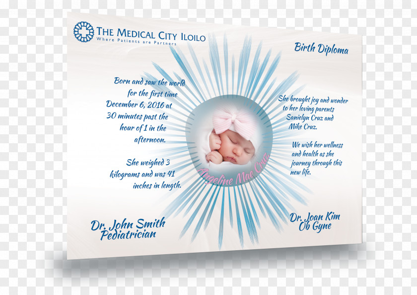 Birth Certificate Brand Font PNG