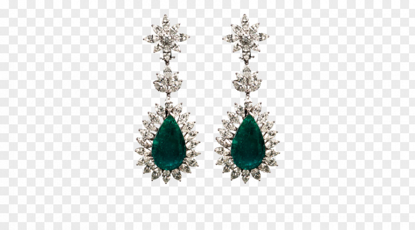 Emerald Earring Turquoise Body Jewellery PNG