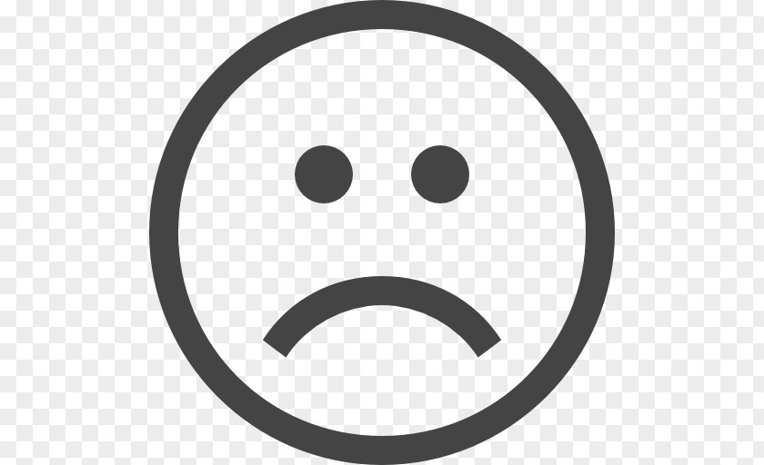 Frowning Smiley Emoticon Clip Art PNG