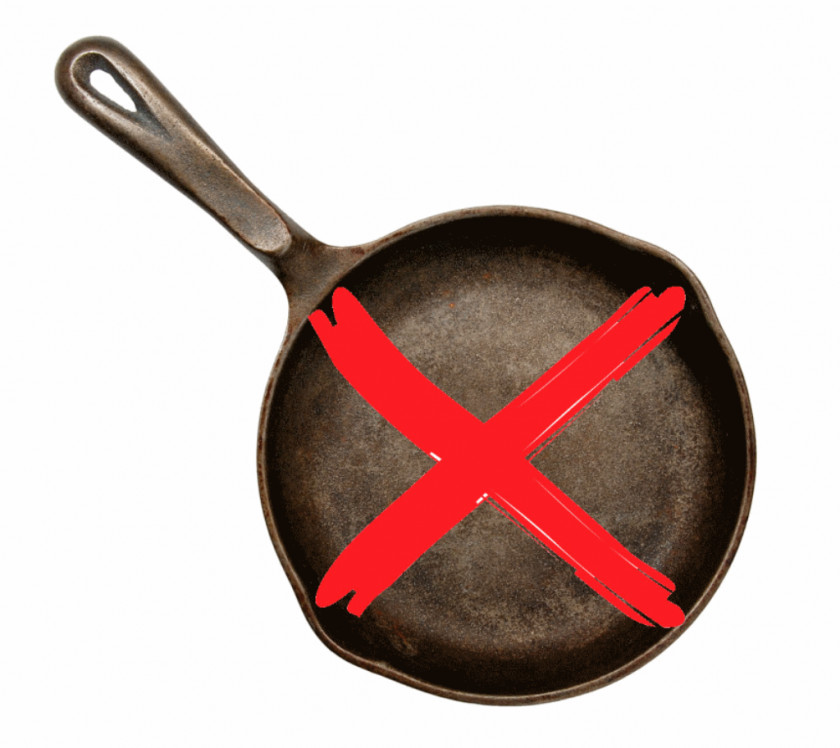 Frying Pan Cast-iron Cookware Cast Iron Food PNG