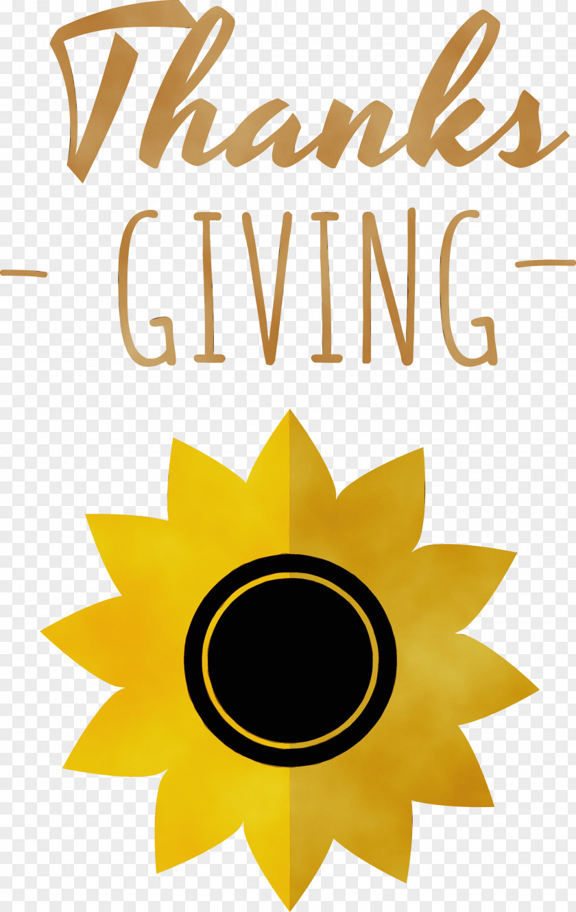 Logo Symbol Yellow Flower Meter PNG