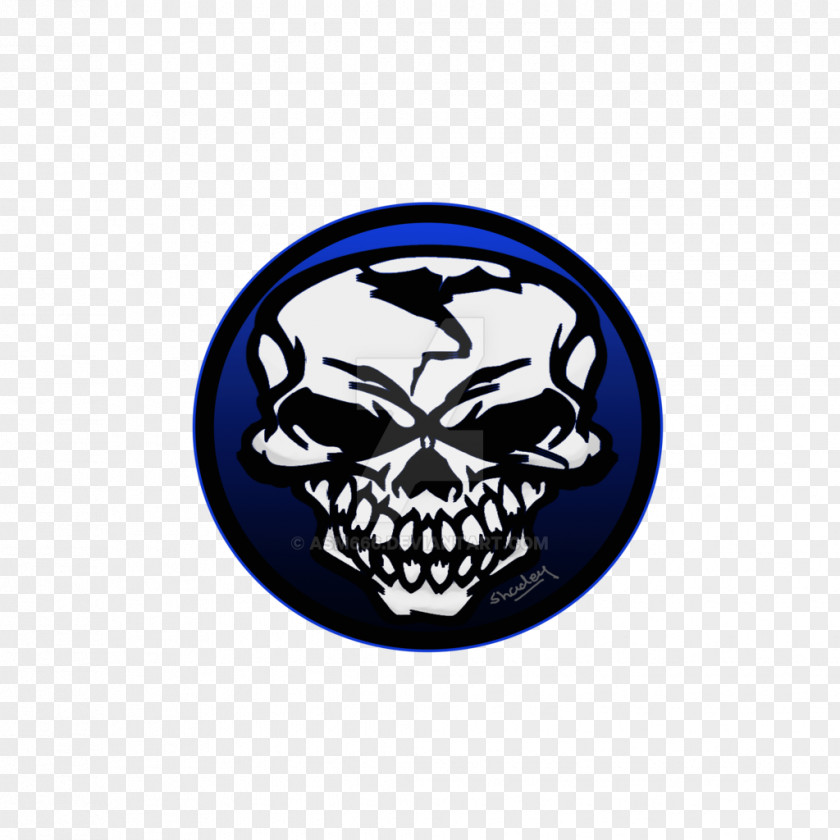Skull Logo Bone PNG