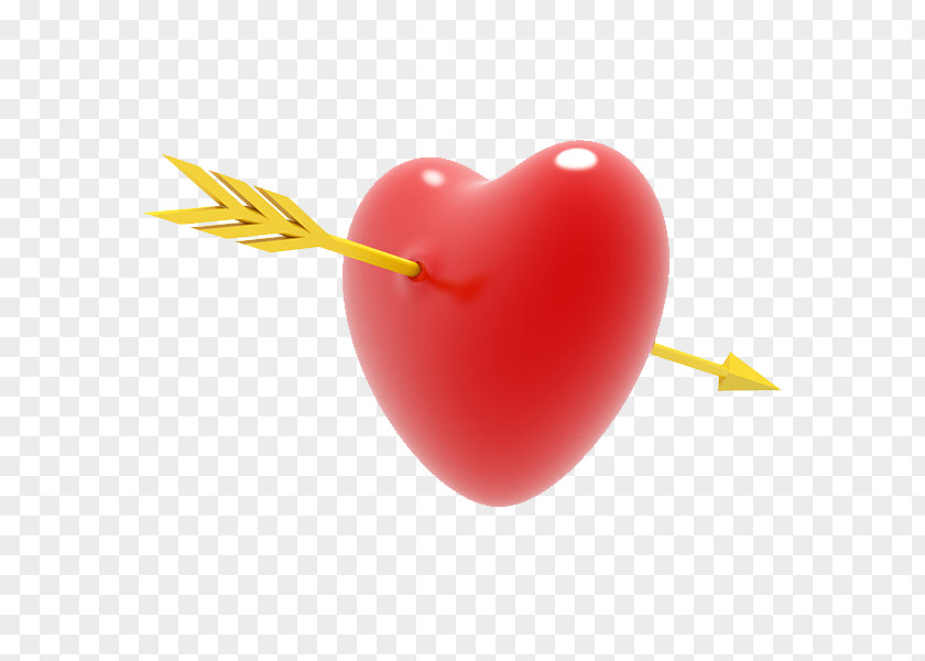 Stone Mandrel Arrow Heart PNG