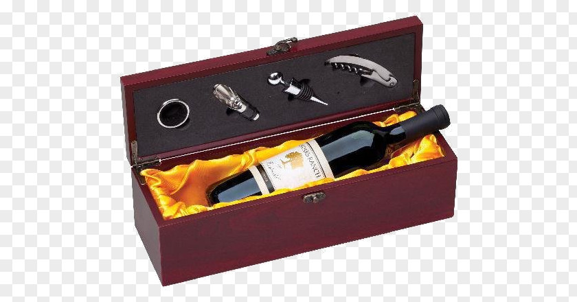 Wine Box Gift Bottle Accessory PNG