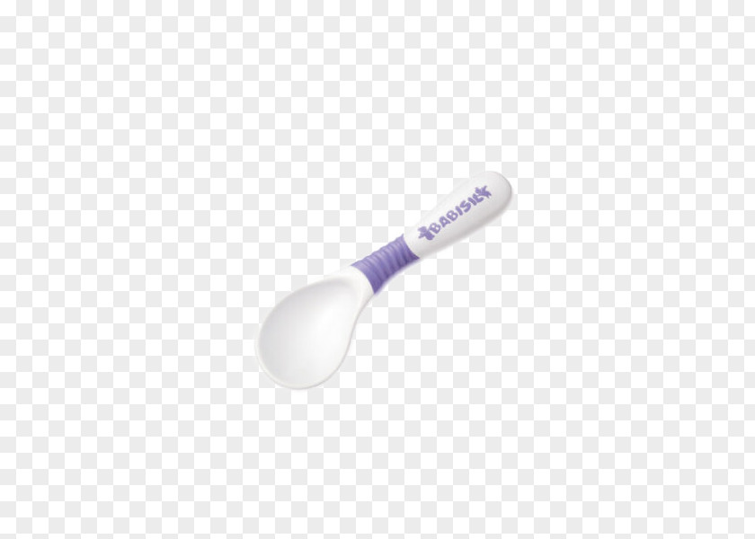 Children's Tableware Spoon Cocktail Complementary Feeding Training Material Purple PNG