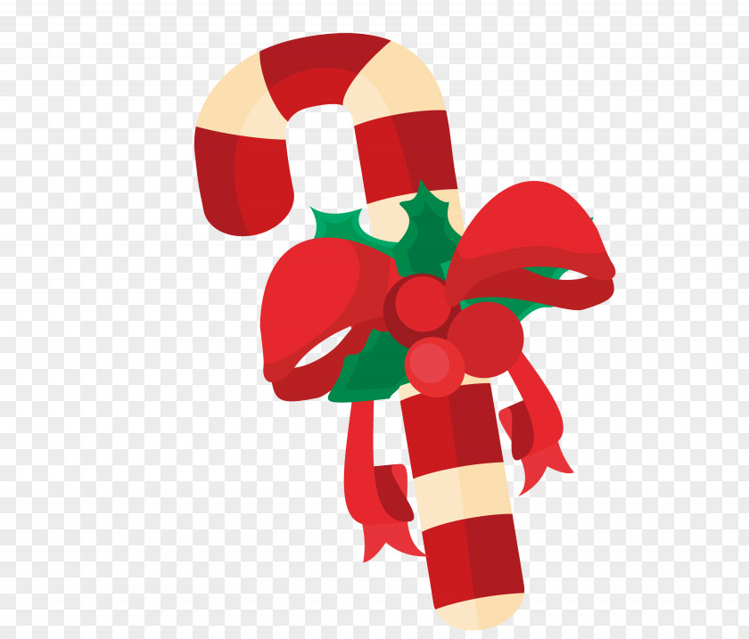 Christmas Cartoon Element Candy Cane Gift PNG