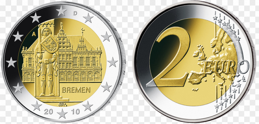 Euro Germany 2 Coin Commemorative Coins PNG