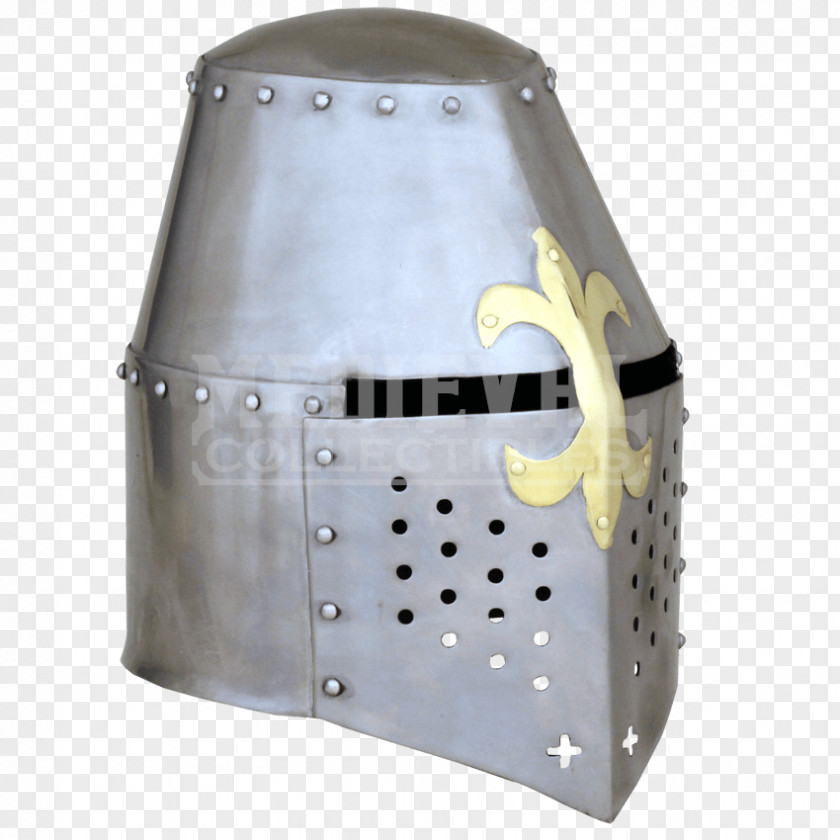 Great Helm Helmet Middle Ages Crusades Knight PNG