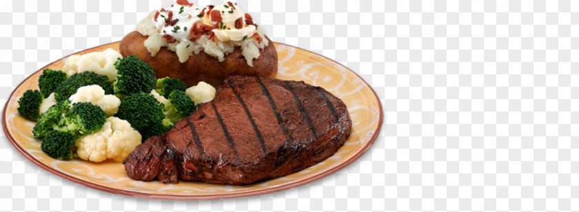 Steak House Meat Chophouse Restaurant Baked Potato Dish PNG