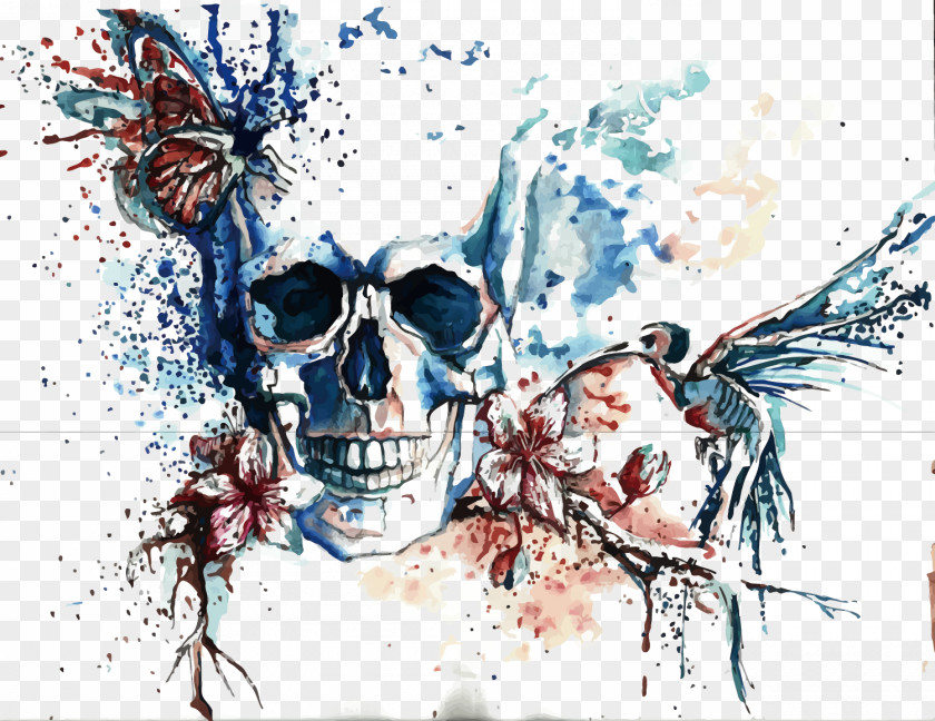 Vector Skeleton Graphic Design Skull Illustration PNG
