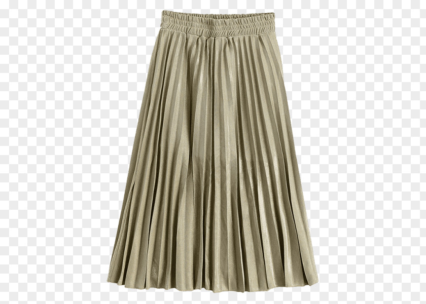 And Pleated Skirt Pleat T-shirt Metallic Color A-line PNG