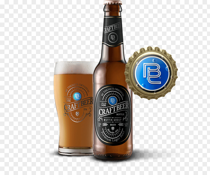 Beer Wheat India Pale Ale Bottle PNG