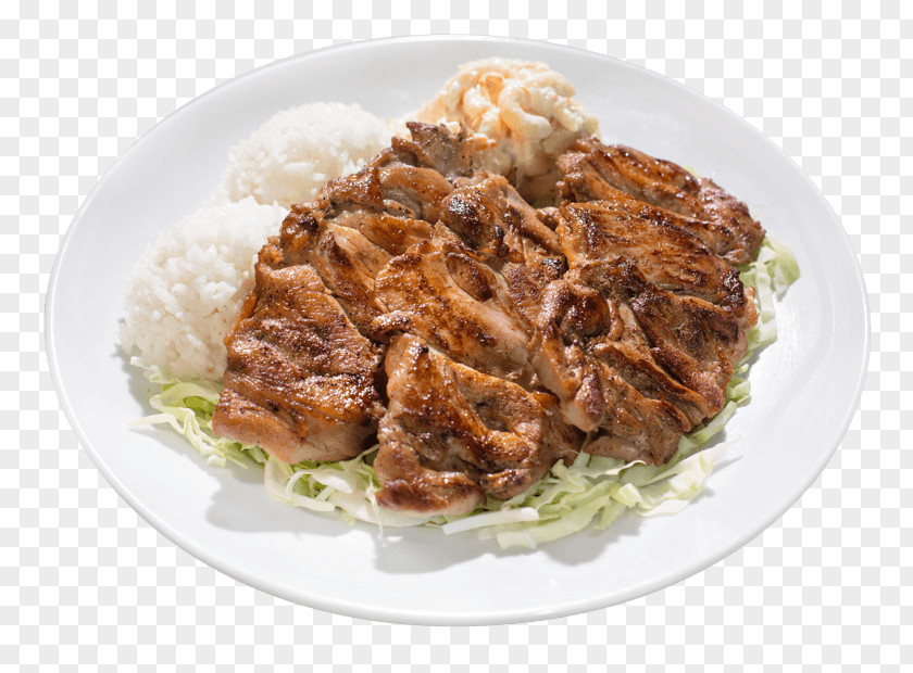 Fried Fish Cuisine Of Hawaii Barbecue Grill Chicken Macaroni Salad Dish PNG