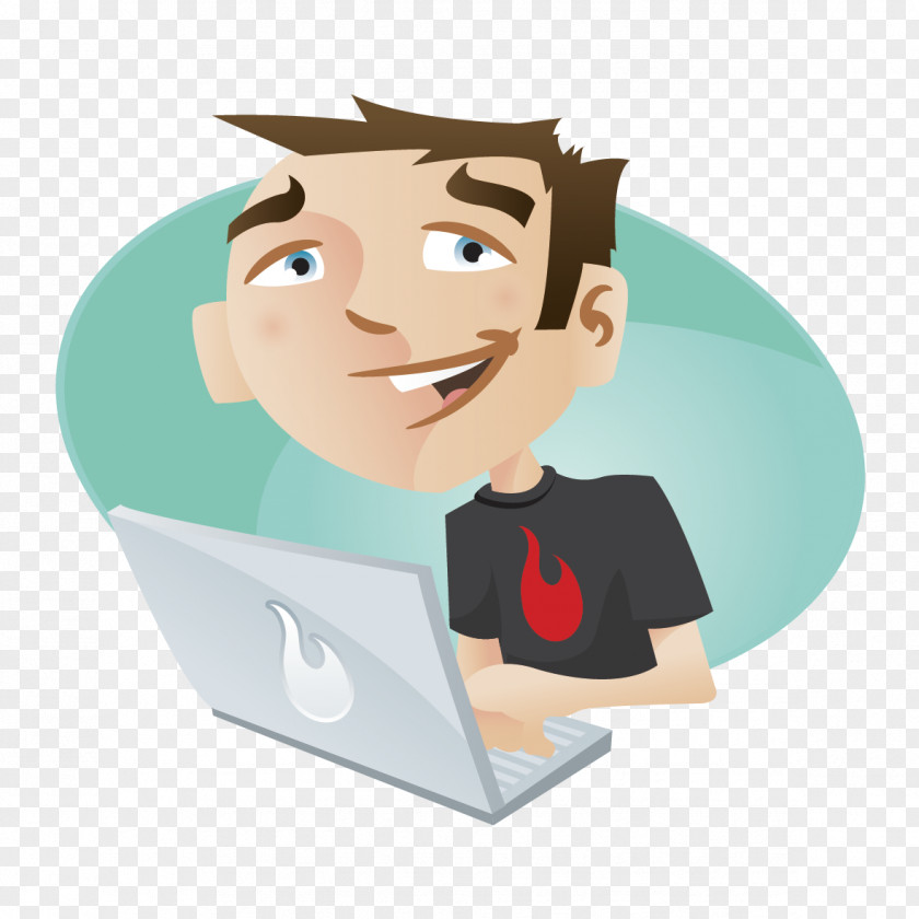 People Who Play Computer Adobe Illustrator Cartoon Character Model Sheet Illustration PNG