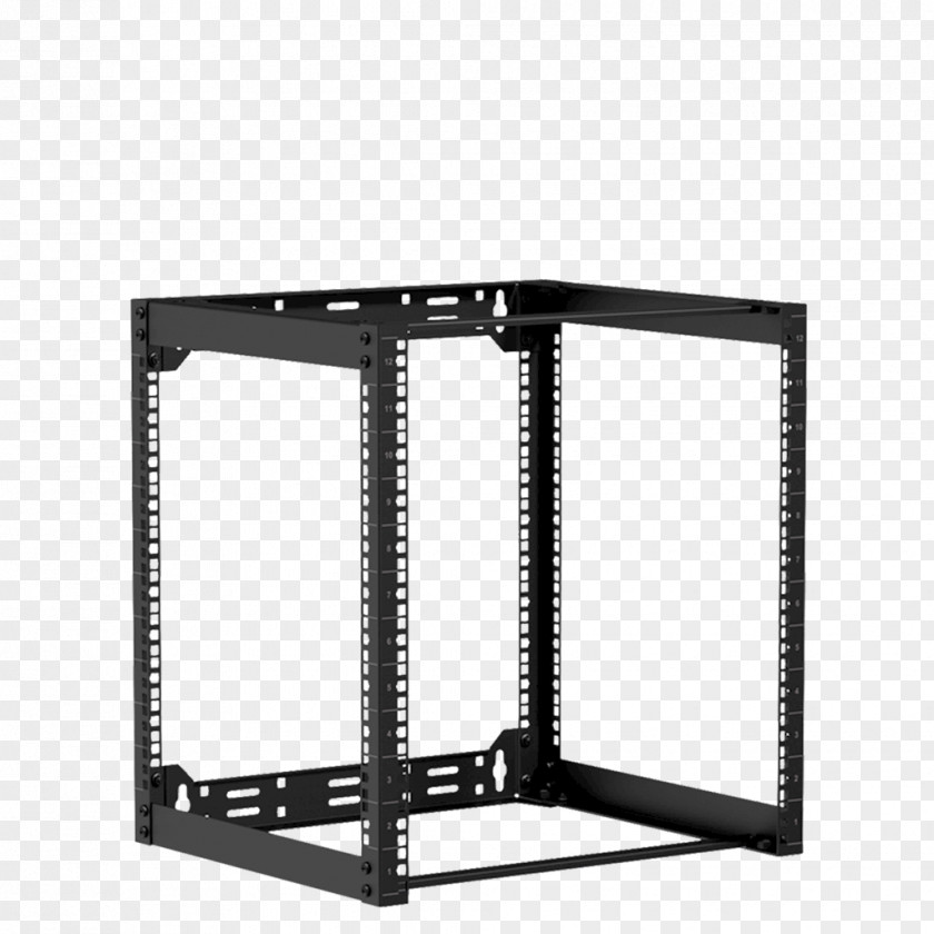 Polaroid Wall Holder 19-inch Rack Unit Open Rail Computer Servers PNG